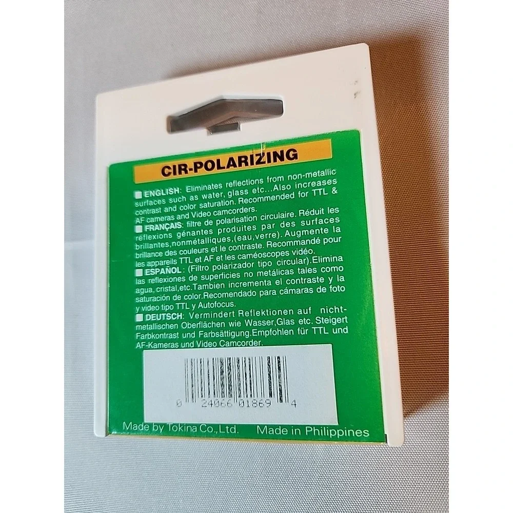 New Camera HOYA Cir-Polarizing Filter High Quality 58mm Pitch .75 TTL & AF NIB
